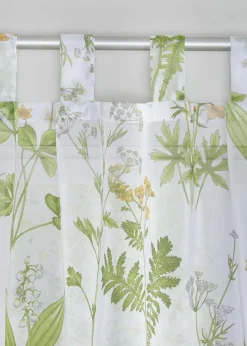 bonprix Gardinen|Gardine mit floralem Druck (1er Pack)