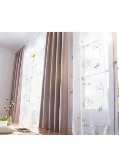 Outlet Gardine mit Glanz Druck (1er Pack) Gardinen