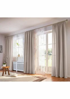 Outlet Gardine mit Glanz Druck (1er Pack) Gardinen