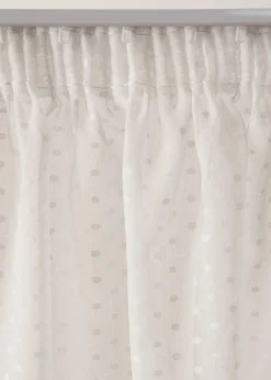 Gardine mit Jacquard Punkten (1er Pack) Gardinen
