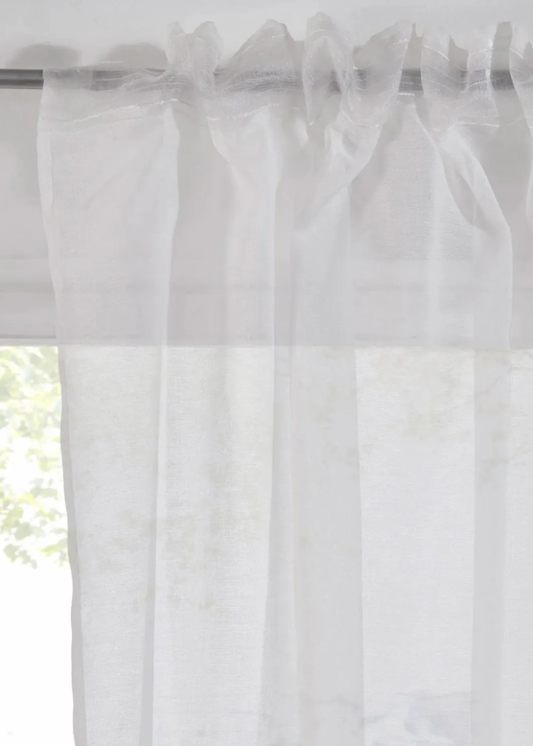 Clearance Gardine mit recyceltem Polyester mit Blumen Druck (1er Pack) Gardinen
