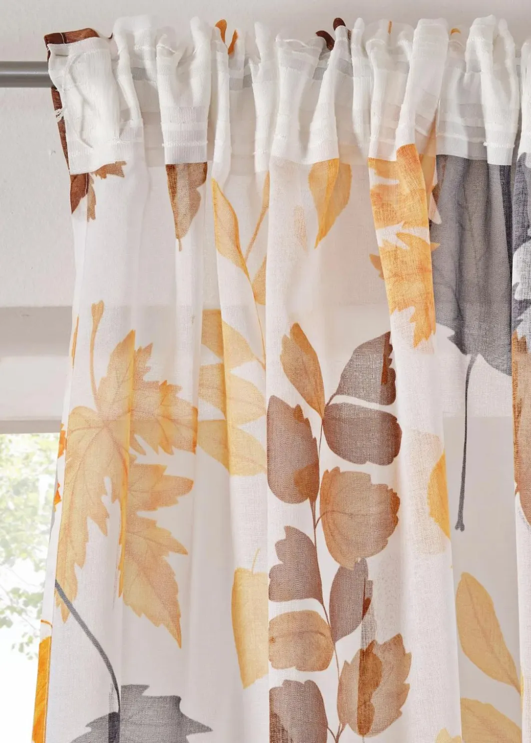 bonprix Gardinen|Gardine mit recyceltem Polyester (1er Pack)