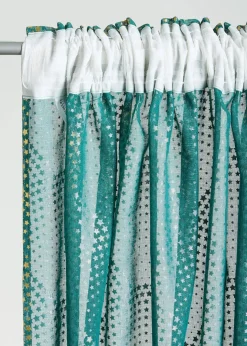 bonprix Gardinen|Weihnachtsdeko & -Textilien·Gardinen|Gardine mit recyceltem Polyester mit Glanz Druck (1er Pack)