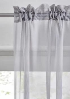 Best Gardinen aus leichtem Voile mit Tunnelzug (2er Pack) Gardinen