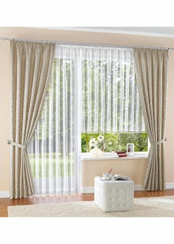 bonprix Gardinen Stores|Gardinen Store mit recyceltem Polyester mit Spitzenkante