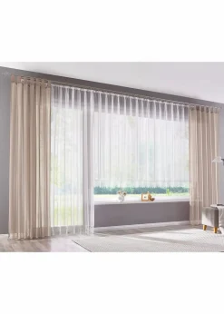 bonprix Gardinen Stores|Gardinen Store mit recyceltem Polyester mit Häkelkante