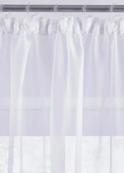 Sale Gardinen Store mit Satinband Gardinen Stores