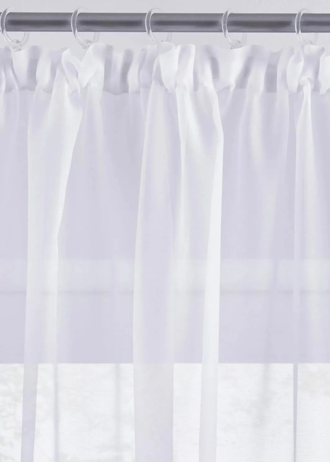Sale Gardinen Store mit Satinband Gardinen Stores
