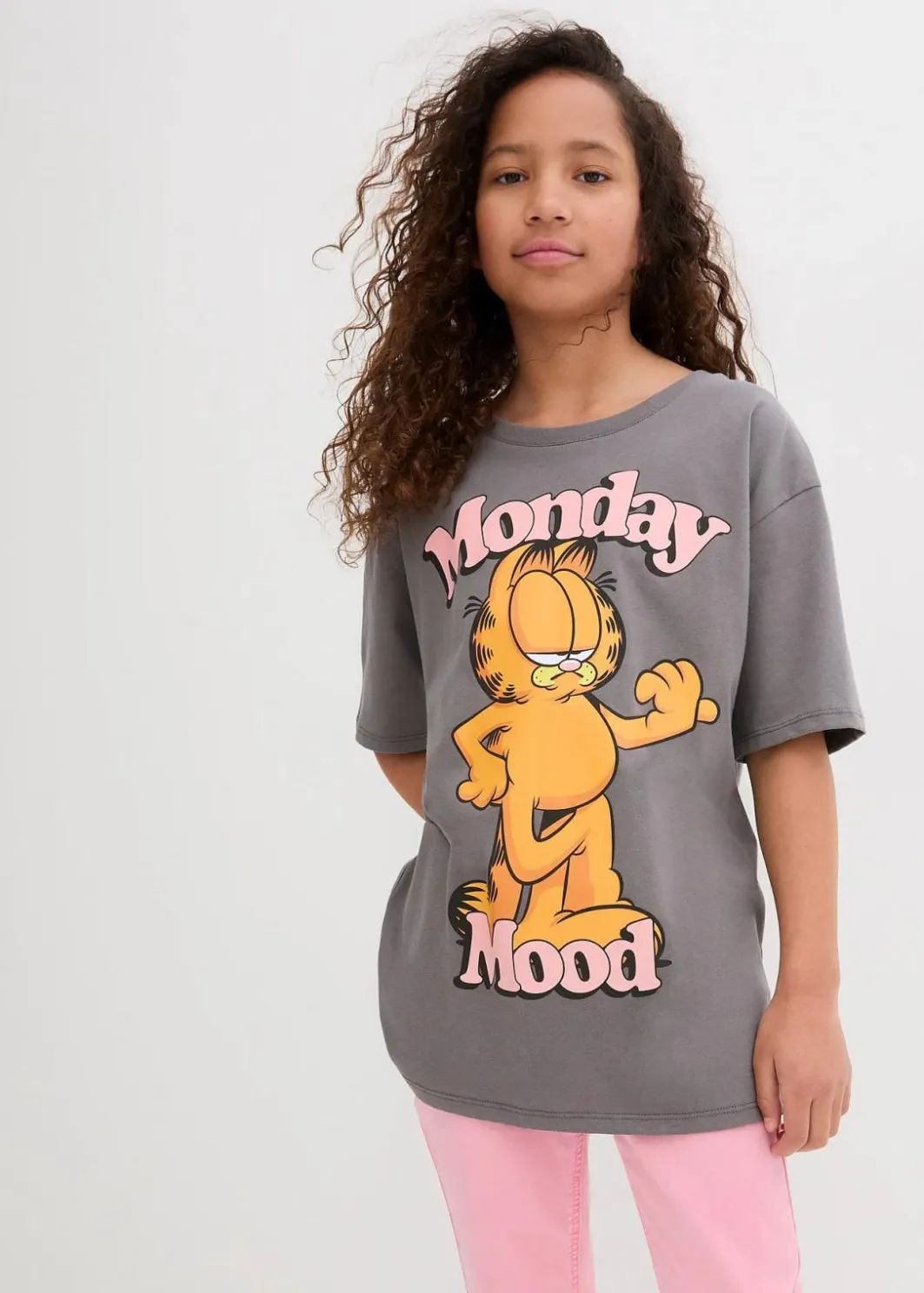 Kinder Garfield Mädchen 9-16 Jahre·Shirts & Blusen|Mädchen 2-8 Jahre·Nachhaltigere Materialien|T-Shirt aus reiner Bio-Baumwolle