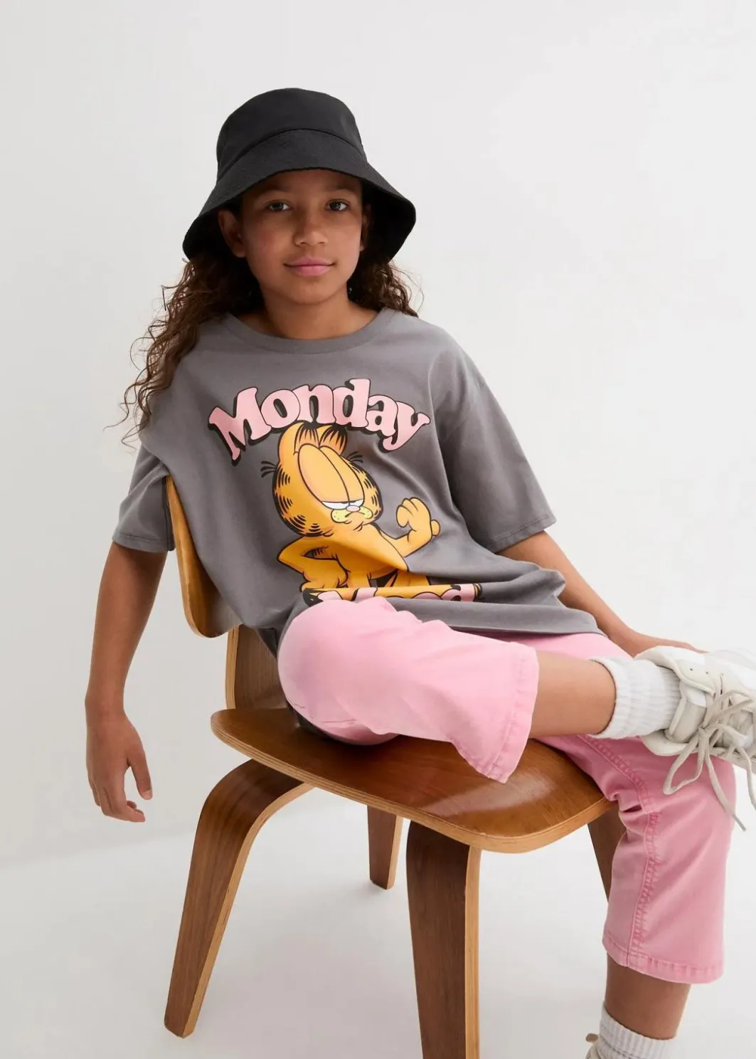 Kinder Garfield Mädchen 9-16 Jahre·Shirts & Blusen|Mädchen 2-8 Jahre·Nachhaltigere Materialien|T-Shirt aus reiner Bio-Baumwolle