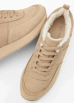 Online Gefütterte Plateau-Sneaker Damen Gefütterte Winterschuhe|Sneaker