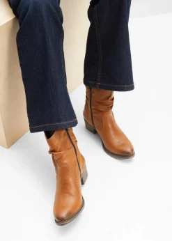 Damen Rieker Schuhe & Accessoires In Spezialgrößen·Schuhe In Übergröße|Stiefeletten|Gefütterte Komfort-Cowboy-Boots