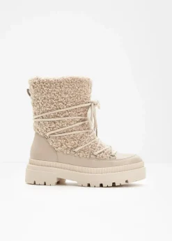 Damen bonprix Gefütterte Winterschuhe|Boots|Gefütterte Schnürboots