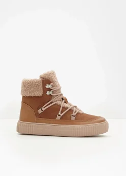 Damen bonprix Gefütterte Winterschuhe|Boots|Gefütterte Schnürboots
