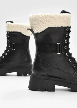 Damen bonprix Gefütterte Winterschuhe|Boots|Gefütterte Schnürboots