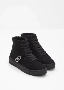 Damen bonprix Gefütterte Winterschuhe|Boots|Gefütterte Schnürboots