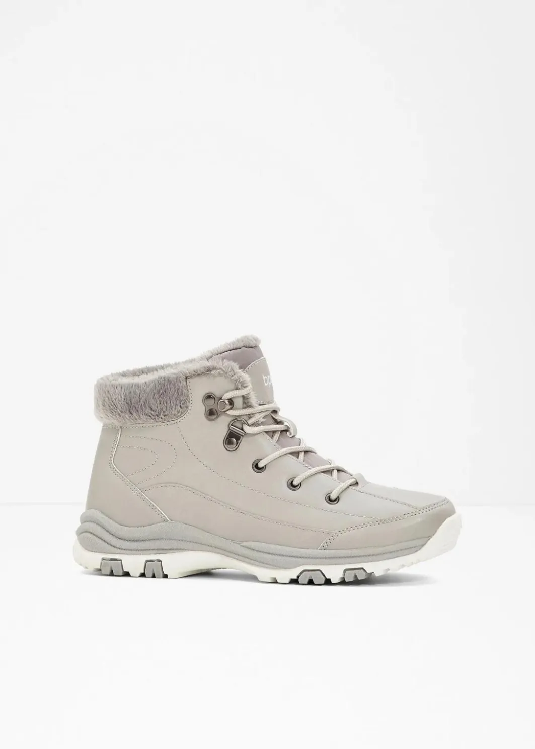 Damen bonprix Boots|Gefütterte Winterschuhe|Gefütterte Schnürboots