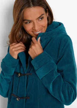 Damen bonprix Bekleidung·Hosen|Gefütterter Cord-Dufflecoat