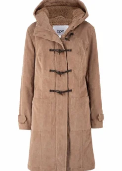 Damen bonprix Bekleidung·Hosen|Gefütterter Cord-Dufflecoat