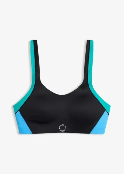 Damen bonprix Wäsche·Bhs|Bhs|Gepolsterter Sport-BH mit mittlerem Halt