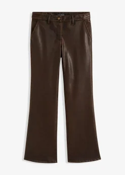 Damen bonprix Bekleidung·Kleider|Hosen|Gerade Lederimitat-Hose