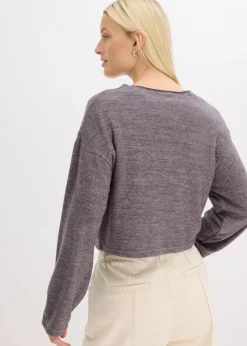Hot Gerippte Feinstrickjacke Damen Bekleidung·Umstandsmode|Strickmode