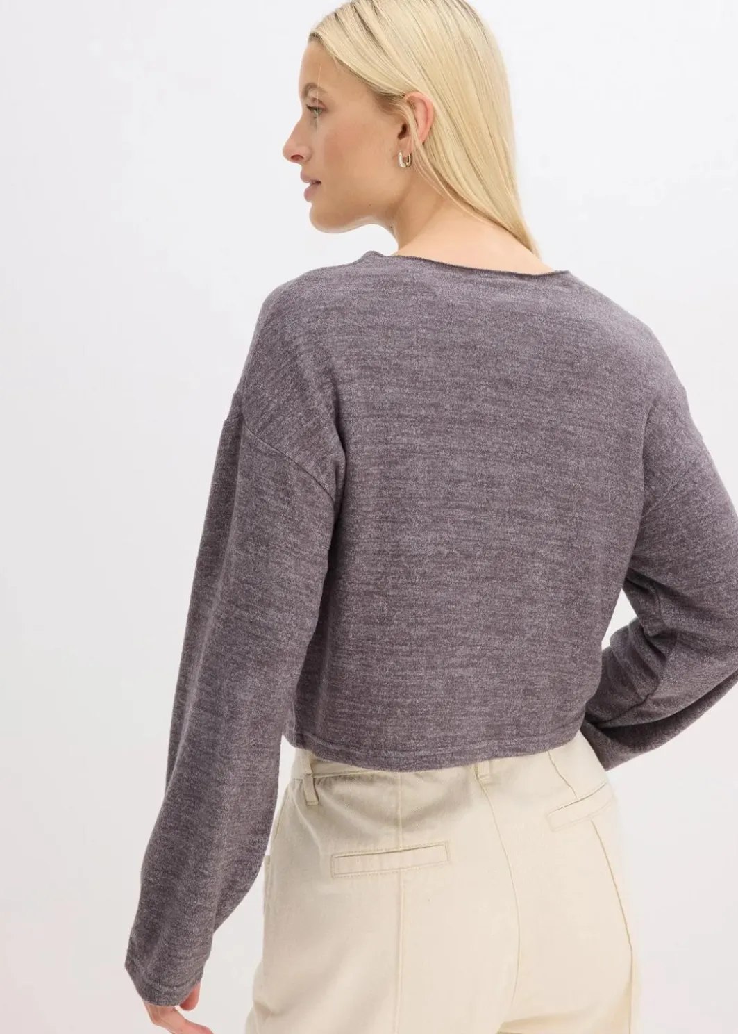 Hot Gerippte Feinstrickjacke Damen Bekleidung·Umstandsmode|Strickmode