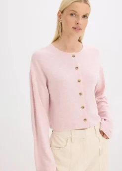 Damen bonprix Bekleidung·Umstandsmode|Strickmode|Gerippte Feinstrickjacke