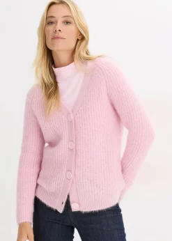 Damen bonprix Bekleidung·Umstandsmode|Pullover & Strickjacken|Gerippte Grobstrickjacke