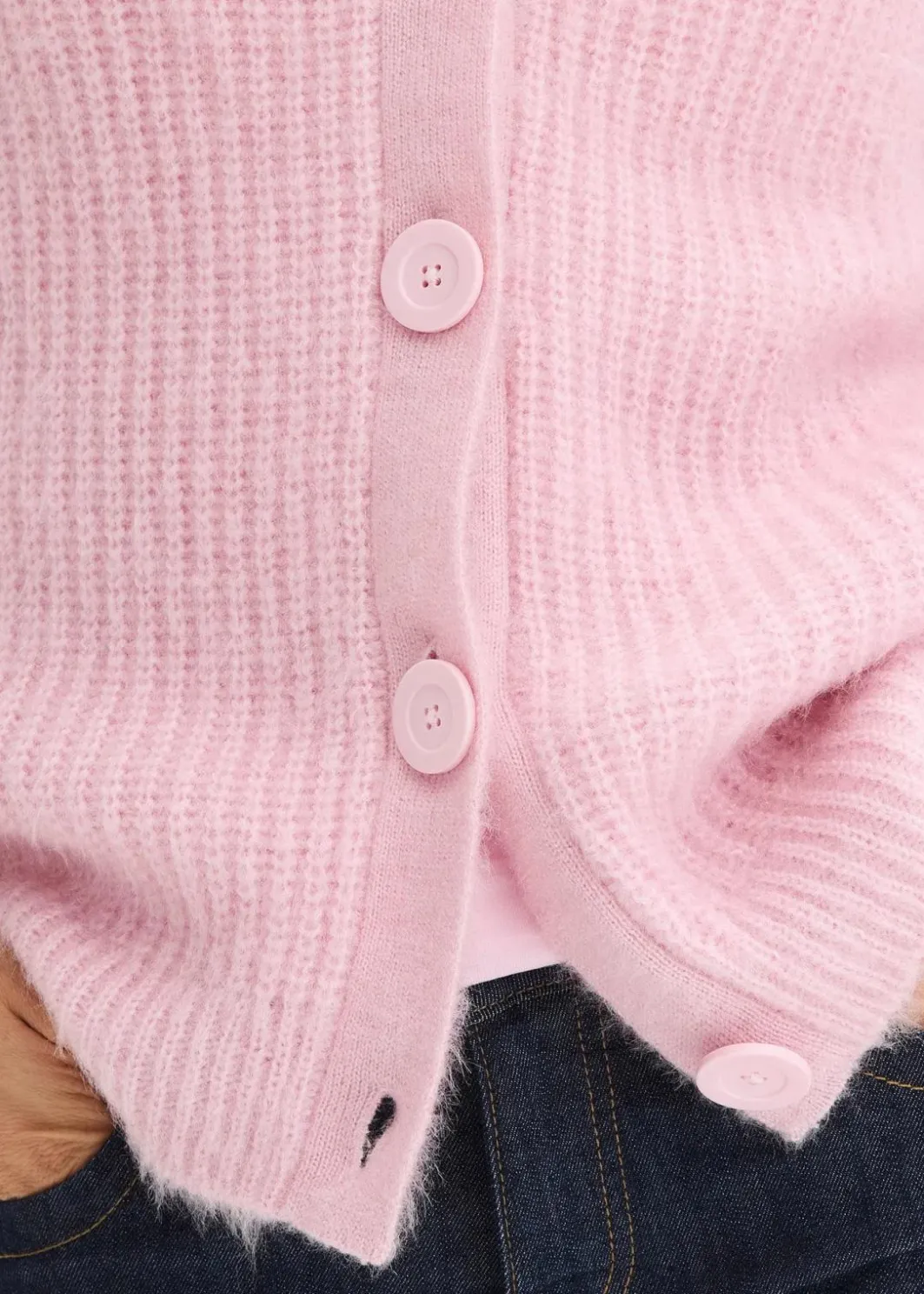 Damen bonprix Bekleidung·Umstandsmode|Pullover & Strickjacken|Gerippte Grobstrickjacke