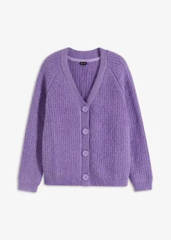 Outlet Gerippte Grobstrickjacke Damen Pullover & Strickjacken|Strickmode