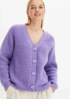 Outlet Gerippte Grobstrickjacke Damen Pullover & Strickjacken|Strickmode
