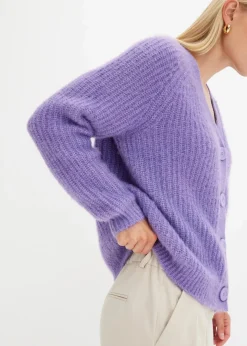 Outlet Gerippte Grobstrickjacke Damen Pullover & Strickjacken|Strickmode