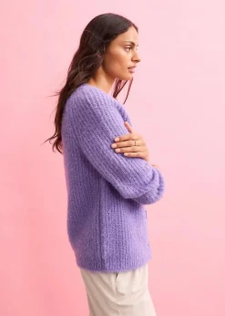 Outlet Gerippte Grobstrickjacke Damen Pullover & Strickjacken|Strickmode