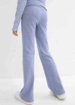 Kinder bonprix Mädchen 9-16 Jahre·Hosen & Leggings|Mädchen 2-8 Jahre·Nachhaltigere Materialien|Gerippte Jersey-Hose mit Bio-Baumwolle