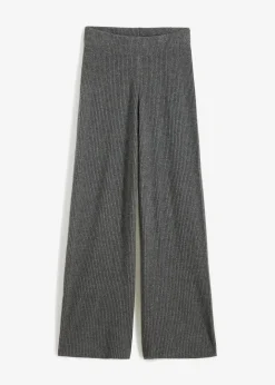 Online Gerippte Palazzo-Hose Damen Bekleidung·Kleider|Hosen
