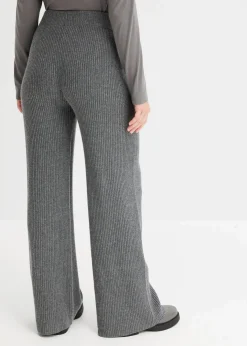Online Gerippte Palazzo-Hose Damen Bekleidung·Kleider|Hosen