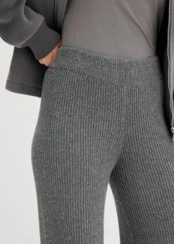 Online Gerippte Palazzo-Hose Damen Bekleidung·Kleider|Hosen