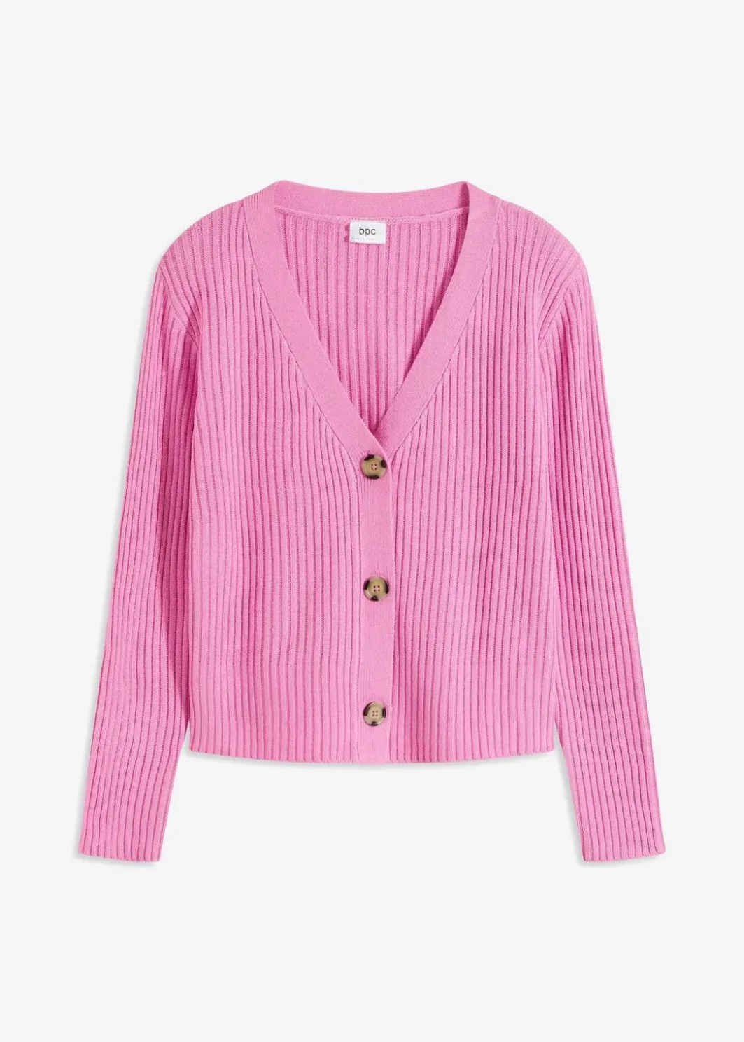 Clearance Gerippte Strickjacke Damen Bekleidung·Jeans|Pullover & Strickjacken