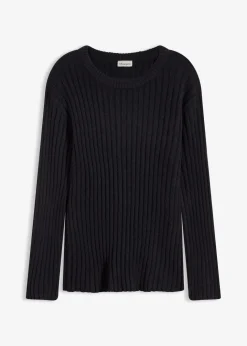 Discount Gerippter Oversize-Pullover Damen Pullover & Strickjacken|Strickmode