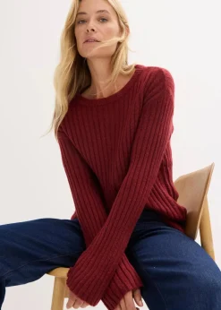 Damen bonprix Bekleidung·Umstandsmode|Bekleidung·Jeans|Gerippter Oversize-Pullover