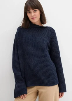 Best Gerippter Oversize-Pullover Damen Bekleidung·Umstandsmode|Strickmode