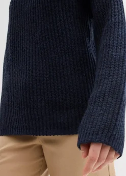 Best Gerippter Oversize-Pullover Damen Bekleidung·Umstandsmode|Strickmode