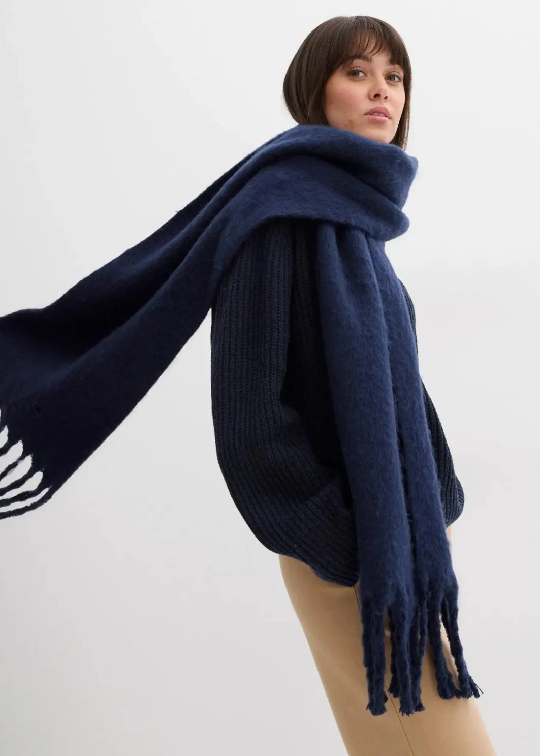 Best Gerippter Oversize-Pullover Damen Bekleidung·Umstandsmode|Strickmode