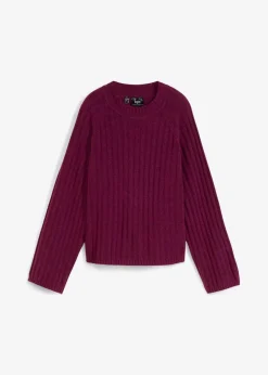 Hot Gerippter Pullover, verkürzt Damen Bekleidung·Umstandsmode|Bekleidung·Jeans