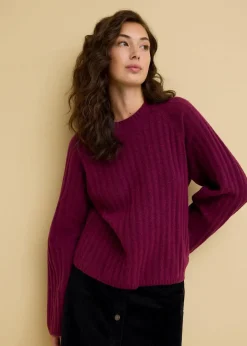 Hot Gerippter Pullover, verkürzt Damen Bekleidung·Umstandsmode|Bekleidung·Jeans