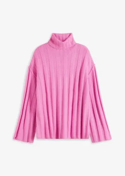 Damen bonprix Bekleidung·Umstandsmode|Strickmode|Gerippter Rollkragenpullover