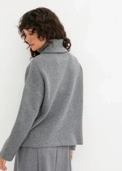 Clearance Gerippter Rollkragenpullover Damen Bekleidung·Umstandsmode|Bekleidung·Jeans