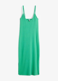 Hot Geripptes Bodycon-Kleid aus elastischem Baumwoll-Mix Damen Nachhaltigere Materialien|Kleider