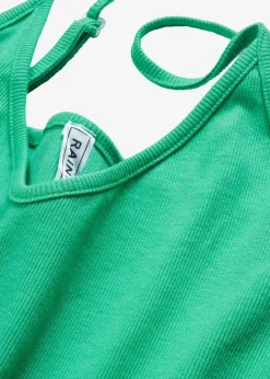 Hot Geripptes Bodycon-Kleid aus elastischem Baumwoll-Mix Damen Nachhaltigere Materialien|Kleider